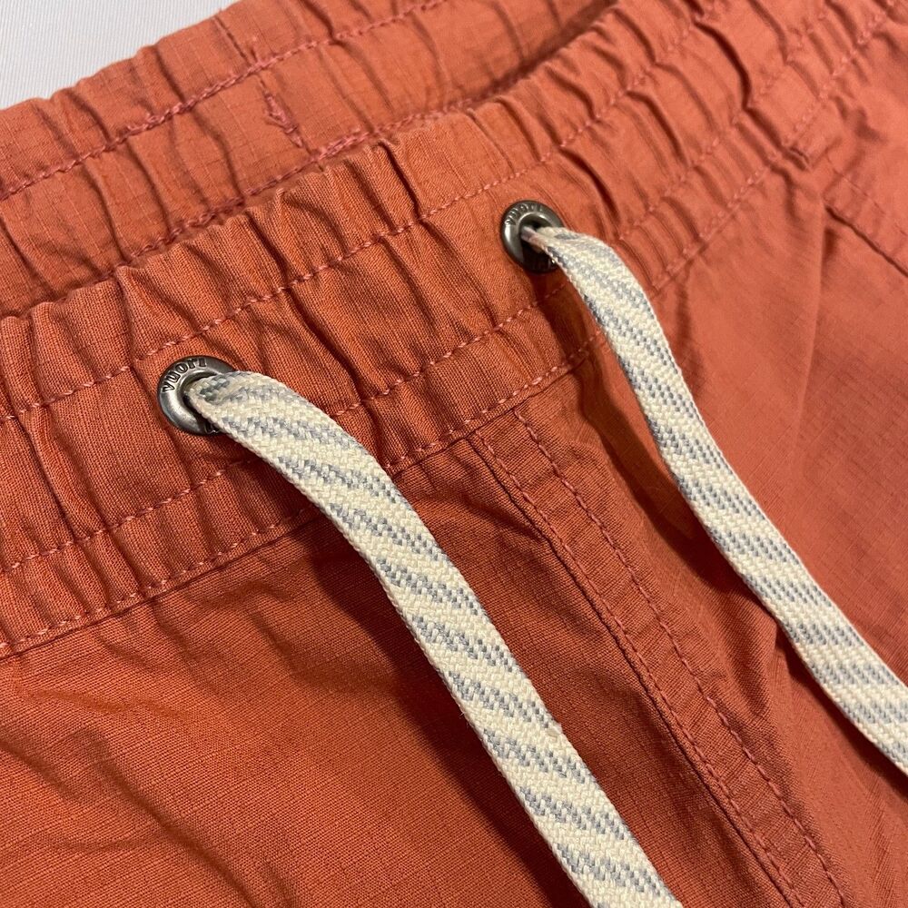 ~ VUORI Med Vintage Ripstop Short DuraTerra Rust Terracotta Womens Cut Off VW385 - Picture 5 of 16